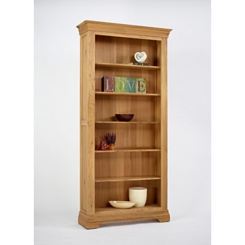 Normandy Oak 6ft Large Bookcase