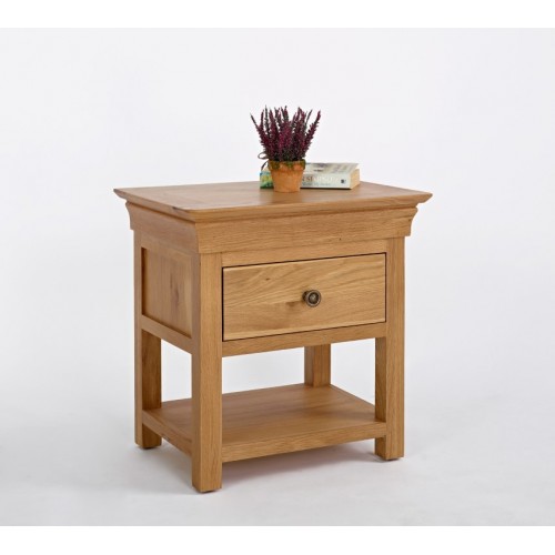 Normandy Oak Bedside Table/ Night Stand