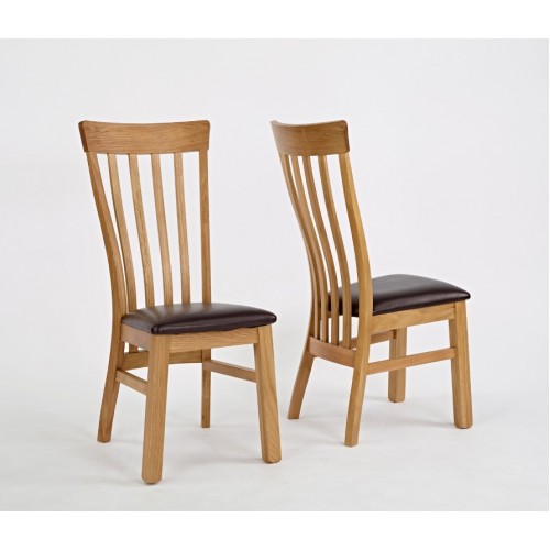 Normandy Oak Chair (PU Seat)