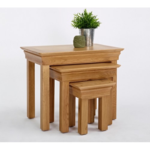 Normandy Oak Nest of Tables