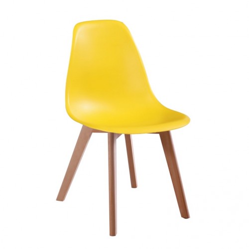 Aspen Plastic Chair 5, Yellow 