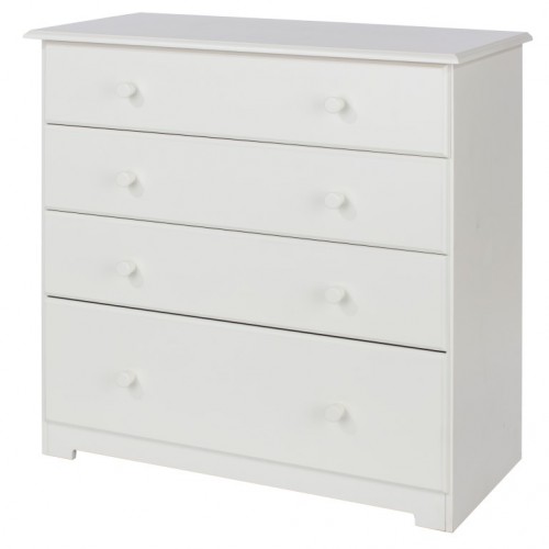 4 Drawer Chest  Banff Warm White Painted