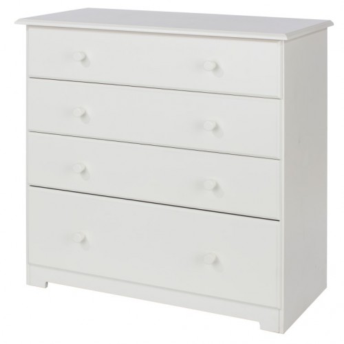 4 Drawer Chest  Banff Warm White Painted