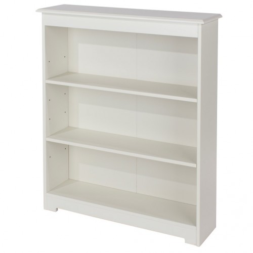 Low Wide Bookcase Banff Warm White Painted