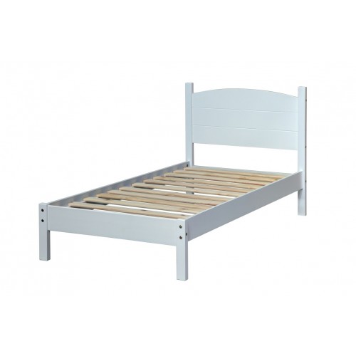 3'0" Panel Lowend Bedstead   Colorado Warm White Painted