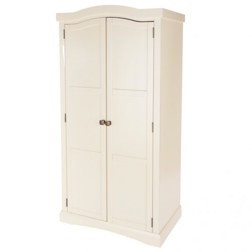 2 Door Wardrobe  Quebec Cream Painted 