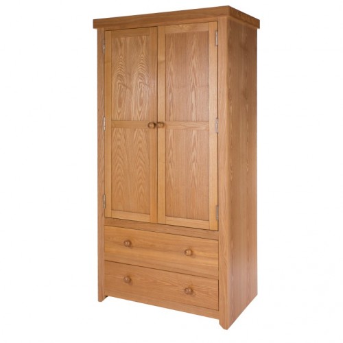 2 door, 2 drawer wardrobe hamilton classic style