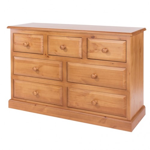 3+4 drawer large chest Edwardian pine