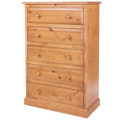 5 drawer chest Edwardian pine