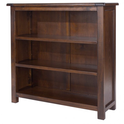 low bookcase boston handcrafted dark