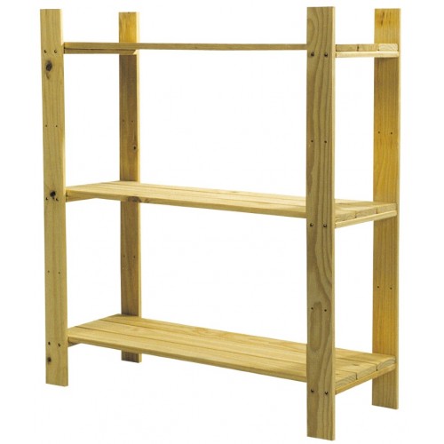 3 shelf slatted storage unit Home Ideas shelving and storage natural wood