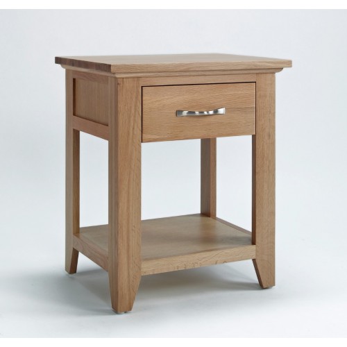 Sherwood Oak 1 Drawer Lamp Table