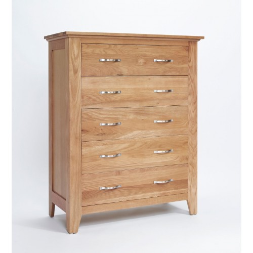 Sherwood Oak Chest 5 Drawer