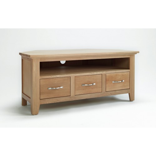 Sherwood Oak Corner TV/Video Unit