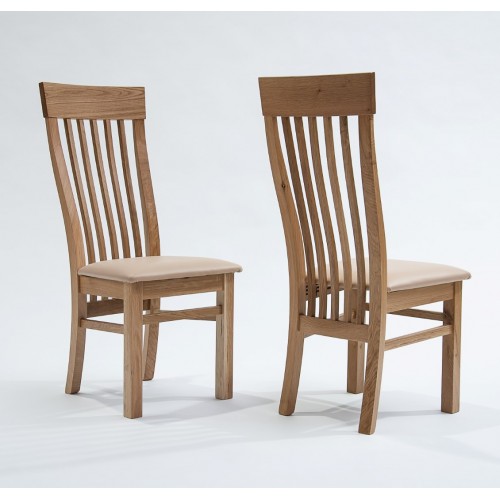 Sherwood Oak Dining Chair with Cream Seat