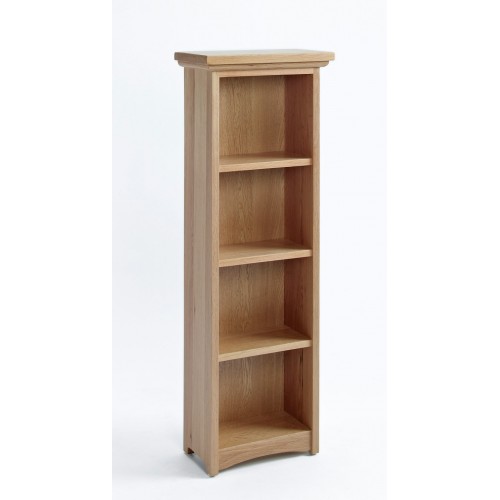 Sherwood Oak DVD/CD Cabinet With 3 Shelves