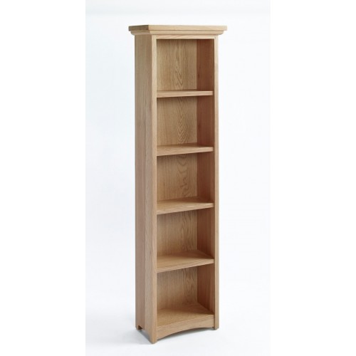 Sherwood Oak DVD/CD Cabinet With 4 Shelves