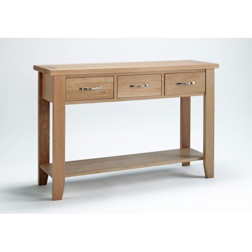 Sherwood Oak Large Console Table