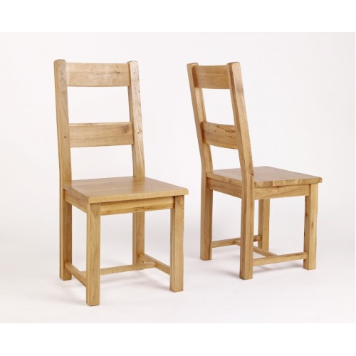 Westbury Oak Timber Dining Chair - Pair