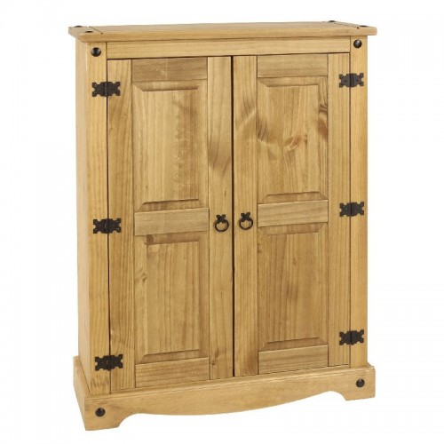 2 door cupboard unit corona premium waxed pine