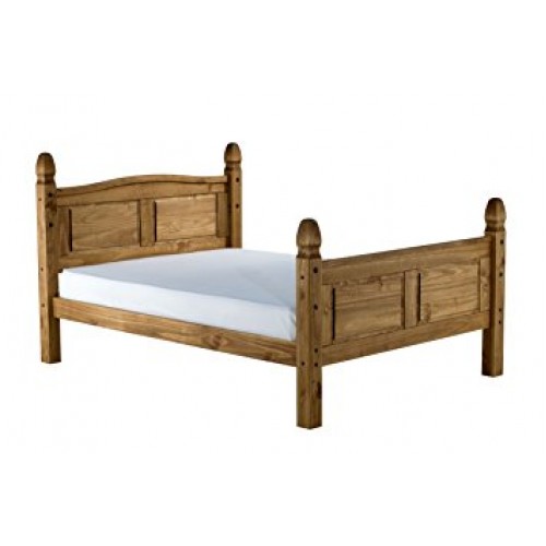 5' high end bedstead corona premium waxed pine