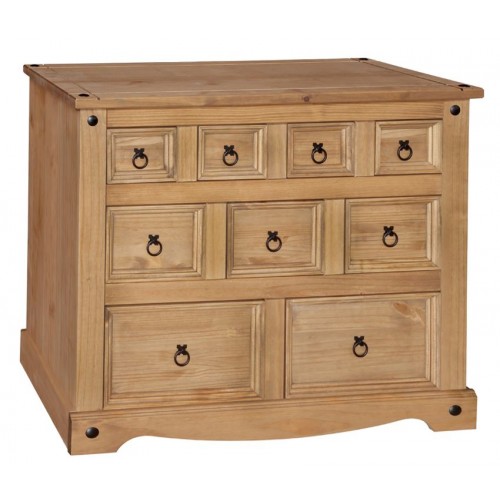 9 drawer merchants chest (non dovetail drawers) corona premium waxed pine