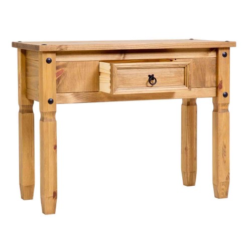 console table corona premium waxed pine