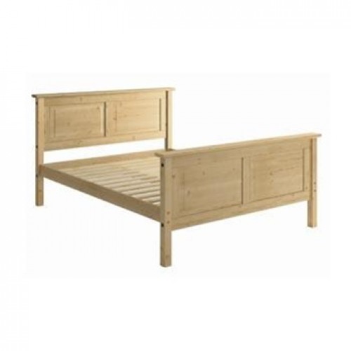3' high end bedstead cotswold waxed pine