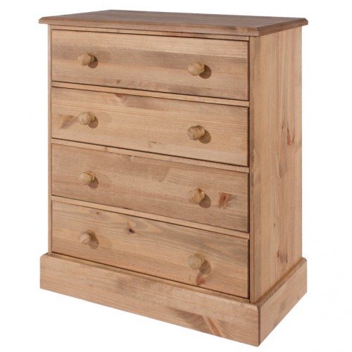 4 drawer chest cotswold waxed pine