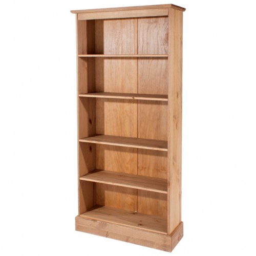 tall bookcase cotswold waxed pine