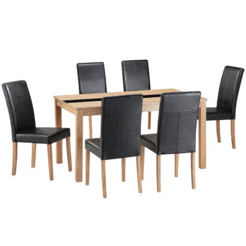 ASHFORD DINING SET (6 CHAIRS)