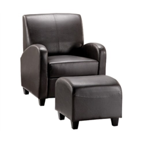 CLUB CHAIR & FOOTSTOOL