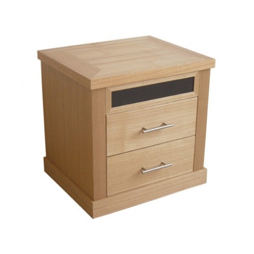 MAYFAIR 2 DRAWER BEDSIDE