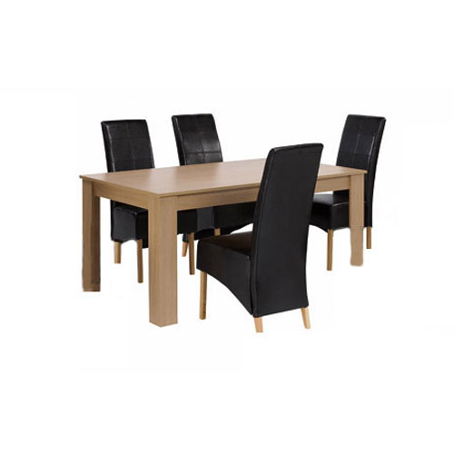 OAKFIELD DINING SET (4 CHAIRS)